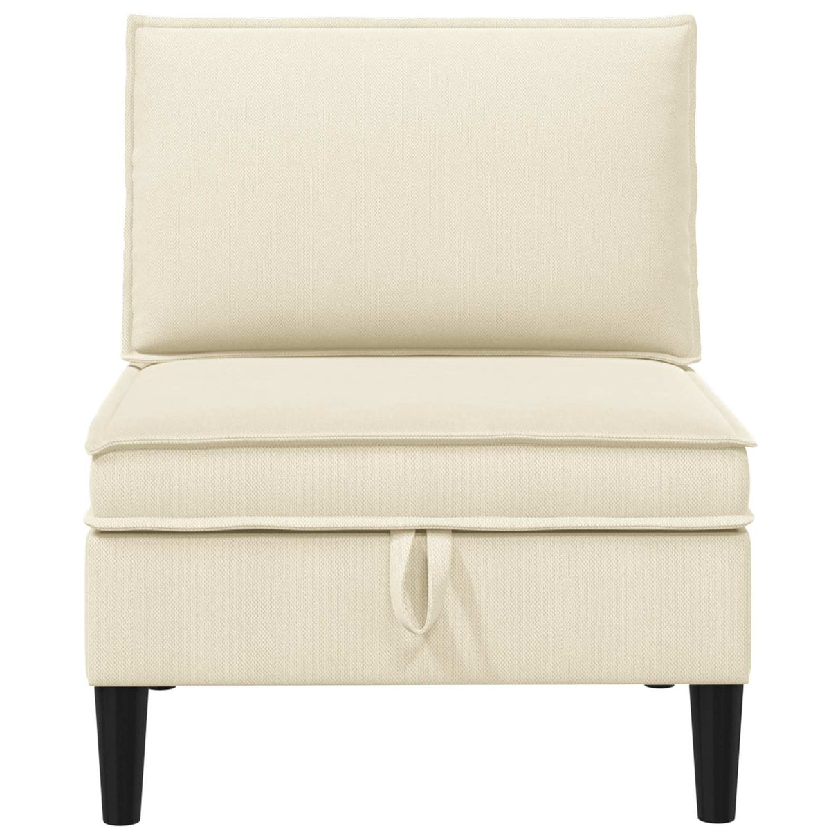 vidaXL Corner Sofa with Storage Cream Velvet