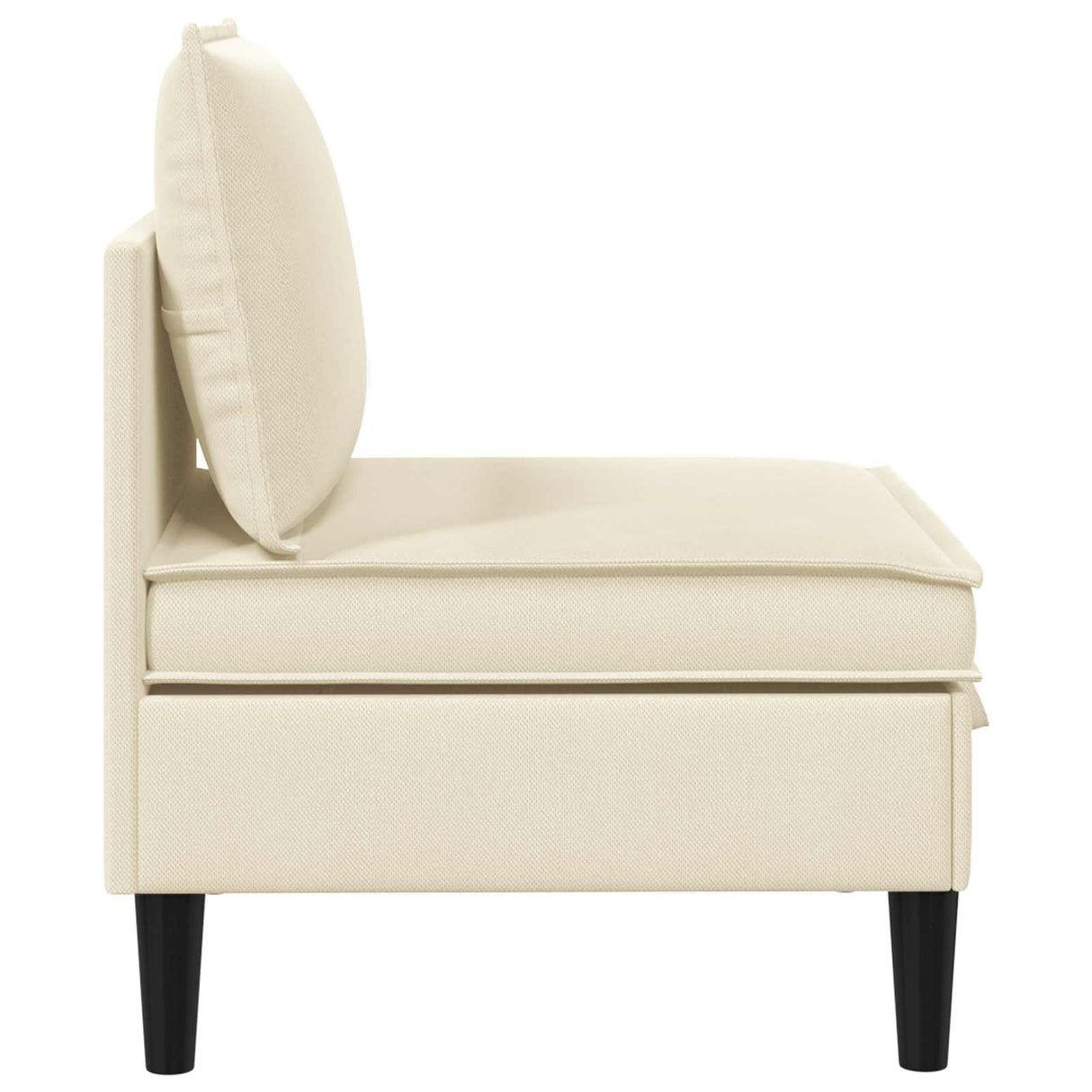 vidaXL Corner Sofa with Storage Cream Velvet