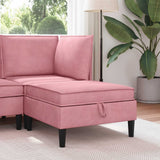 vidaXL Sofa with Storage Light Grey Velvet