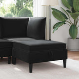 vidaXL Sofa with Storage Light Grey Velvet