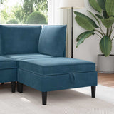 vidaXL Sofa with Storage Light Grey Velvet