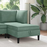 vidaXL Sofa with Storage Light Grey Velvet