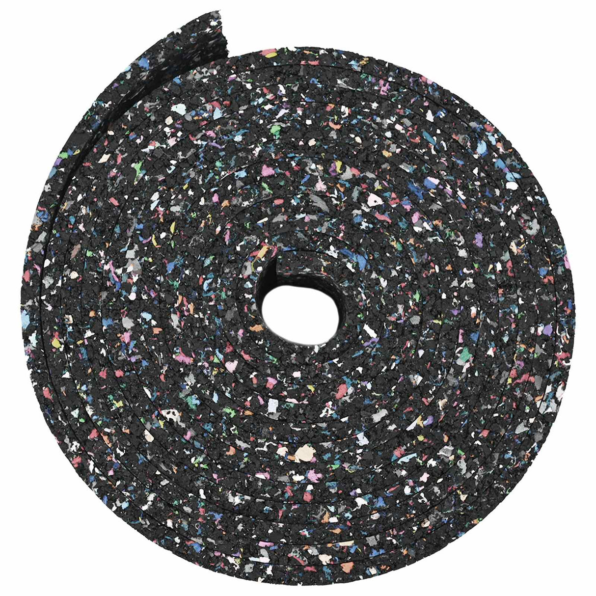 vidaXL Rubberen Roller Zwart Rubber