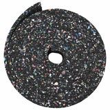 vidaXL Rubberen Roller Zwart Rubber
