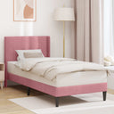 vidaXL Bedframe met hoofdeinde Lichtgrijs 80 x 200 cm Fluweel