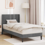 vidaXL Bedframe met hoofdeinde Lichtgrijs 80 x 200 cm Fluweel