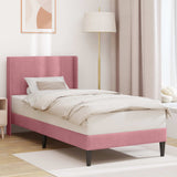 vidaXL Bedframe met hoofdeinde Lichtgrijs 80 x 200 cm Fluweel