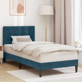 vidaXL Bedframe met hoofdeinde Lichtgrijs 80 x 200 cm Fluweel