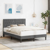 vidaXL Bedframe met hoofdeinde Lichtgrijs 80 x 200 cm Fluweel