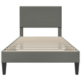vidaXL Bedframe met hoofdeinde Lichtgrijs 80 x 200 cm Corduroy stof