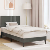 vidaXL Bedframe met hoofdeinde Lichtgrijs 80 x 200 cm Corduroy stof
