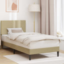 vidaXL Bedframe met hoofdeinde Lichtgrijs 80 x 200 cm Corduroy stof