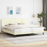 vidaXL Bedframe met hoofdeinde Lichtgrijs 80 x 200 cm Corduroy stof