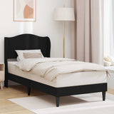vidaXL Bedframe met hoofdeinde Grijs 80 x 200 cm Kunstleer