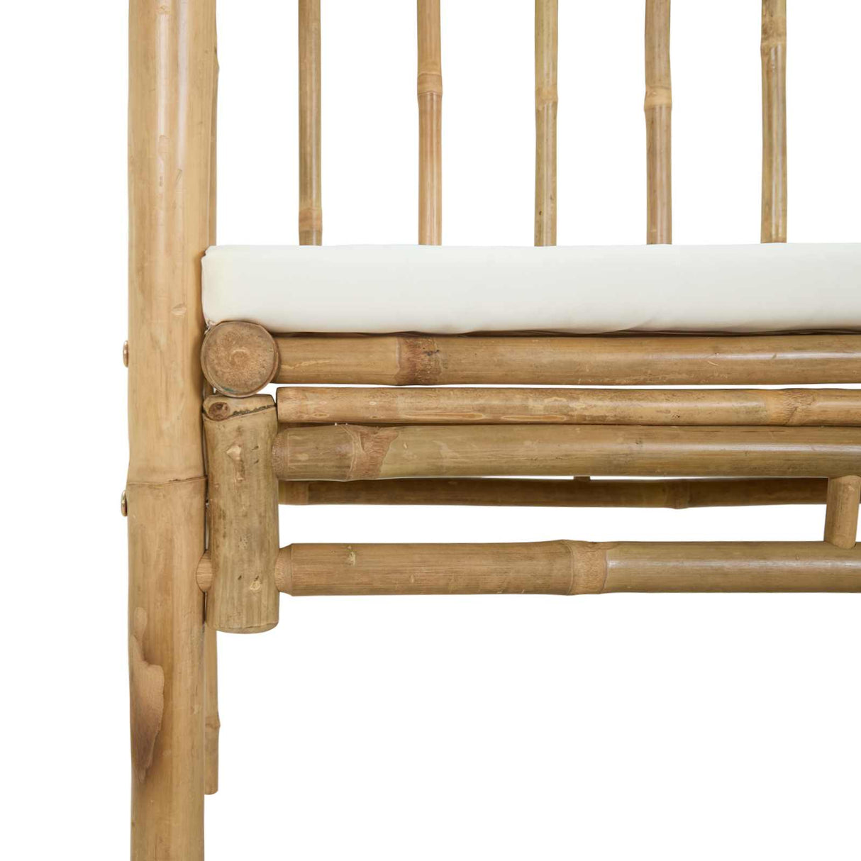 vidaXL Tuinboog met bank 115 x 50 x 205 cm Bamboe