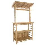 vidaXL Outdoor Bar Table Natural 110 x 50 x 209 cm Bamboo
