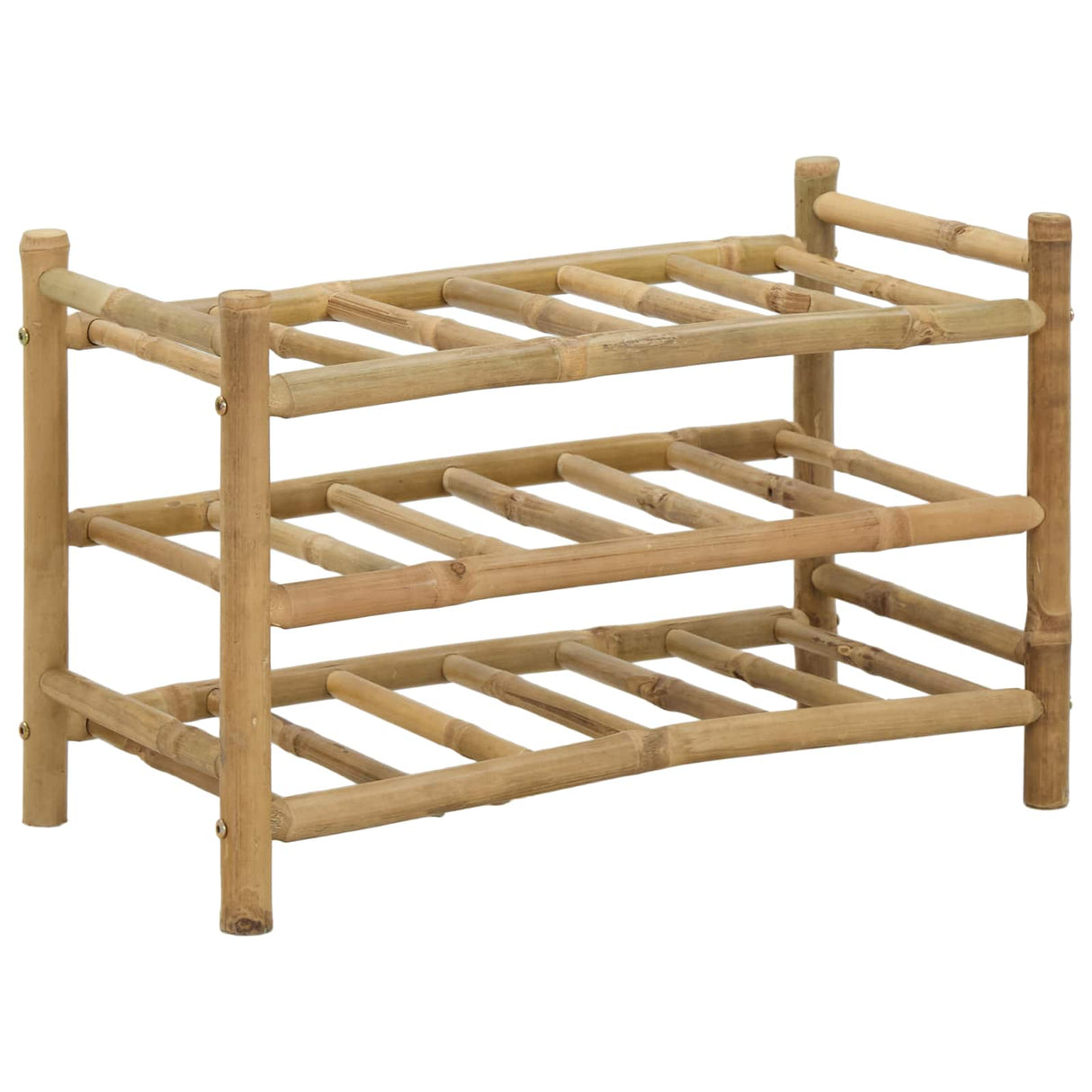 vidaXL Wine Rack Natural 32.5 x 29.5 x 36 cm Bamboo