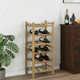 vidaXL Wine Rack Natural 32.5 x 29.5 x 36 cm Bamboo