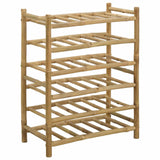 vidaXL Wine Rack Natural 32.5 x 29.5 x 36 cm Bamboo