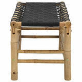 vidaXL Tuinbank 80 x 38 x 40 cm Bamboe Naturel Rechthoekig