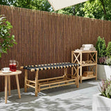 vidaXL Tuinbank 80 x 38 x 40 cm Bamboe Naturel Rechthoekig