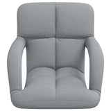 vidaXL Adjustable Floor Chair with Armrest 5 Positions Fabric
