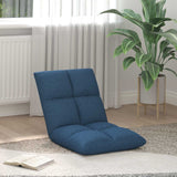 vidaXL Adjustable Floor Chair Light Grey Fabric