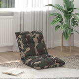 vidaXL Adjustable Floor Chair Light Grey Fabric