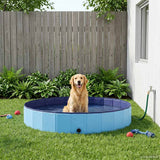vidaXL Foldable Dog Pool 80x20 cm PVC Red