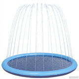 vidaXL Splashpad voor Kinderen en Honden Blauw Ø150 x 10 cm PVC