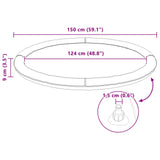 vidaXL Splashpad voor Kinderen en Honden Blauw Ø150 x 10 cm PVC