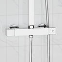 vidaXL Thermostatische douchemixer Roestvrij staal 201 25,5 x 7 x 6 cm