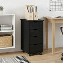 vidaXL Rolling Cabinet Honey Brown 34 x 39 x 65.5 cm Solid Spruce Wood