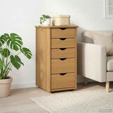 vidaXL Kast Honing bruin 34 x 39 x 61,5 cm Massief vurenhout