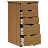 vidaXL Kast Honing bruin 34 x 39 x 61,5 cm Massief vurenhout