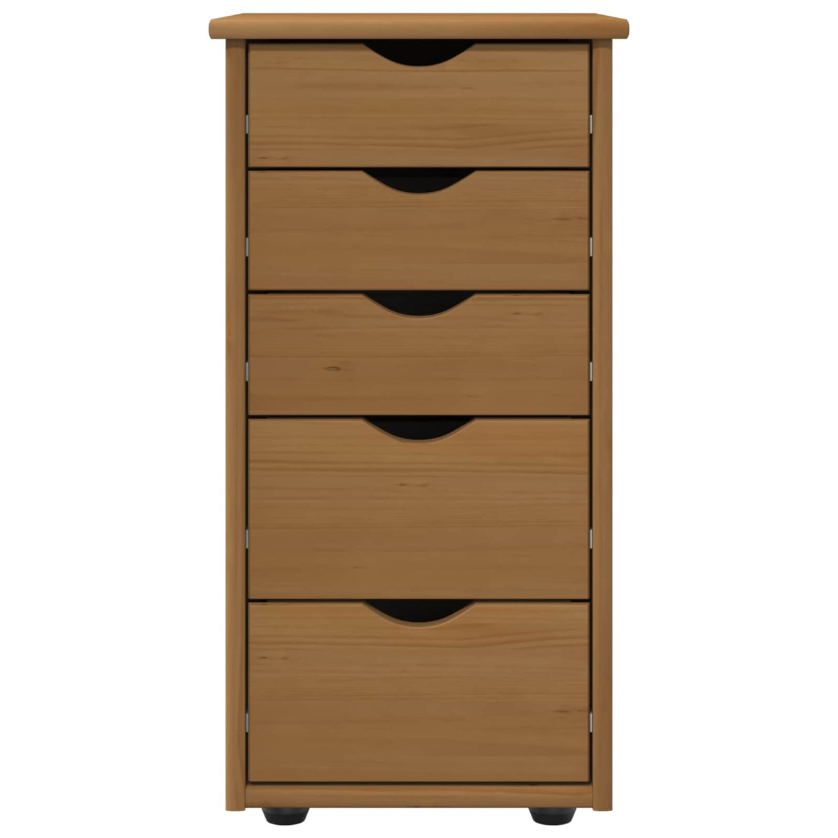 vidaXL Kast Honing bruin 34 x 39 x 61,5 cm Massief vurenhout