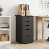vidaXL Kast Honing bruin 34 x 39 x 61,5 cm Massief vurenhout