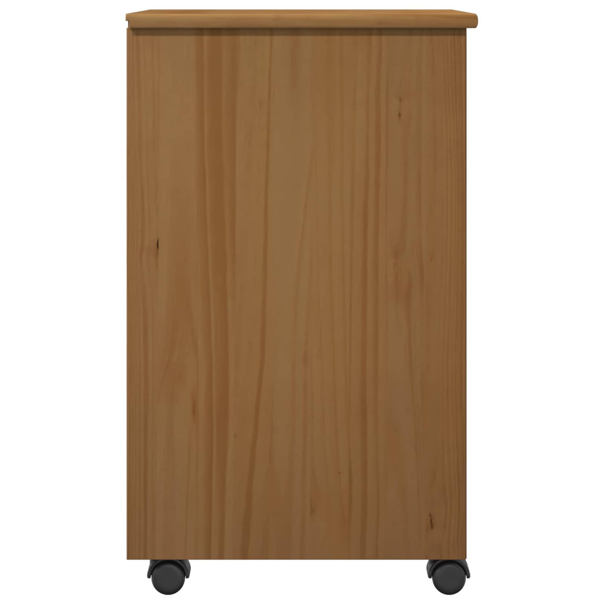 vidaXL Rollende kast HoningBruin 34 x 39 x 65,5 cm Massief grenenhout