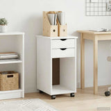 vidaXL Rollende kast HoningBruin 34 x 39 x 65,5 cm Massief grenenhout