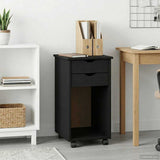 vidaXL Rollende kast HoningBruin 34 x 39 x 65,5 cm Massief grenenhout