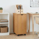 vidaXL Rollende kast Honing bruin 34 x 39 x 65,5 cm Massief vurenhout