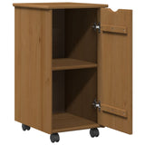 vidaXL Rollende kast Honing bruin 34 x 39 x 65,5 cm Massief vurenhout