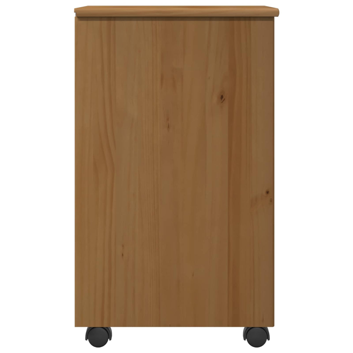 vidaXL Rollende kast Honing bruin 34 x 39 x 65,5 cm Massief vurenhout