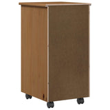 vidaXL Rollende kast Honing bruin 34 x 39 x 65,5 cm Massief vurenhout