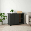 vidaXL Rollende kast Honing bruin 100 x 39 x 65,5 cm Massief vurenhout