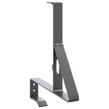 vidaXL Sneeuwbeschermingssteun Antraciet 29,5 x 3 x 34,5 cm Staal