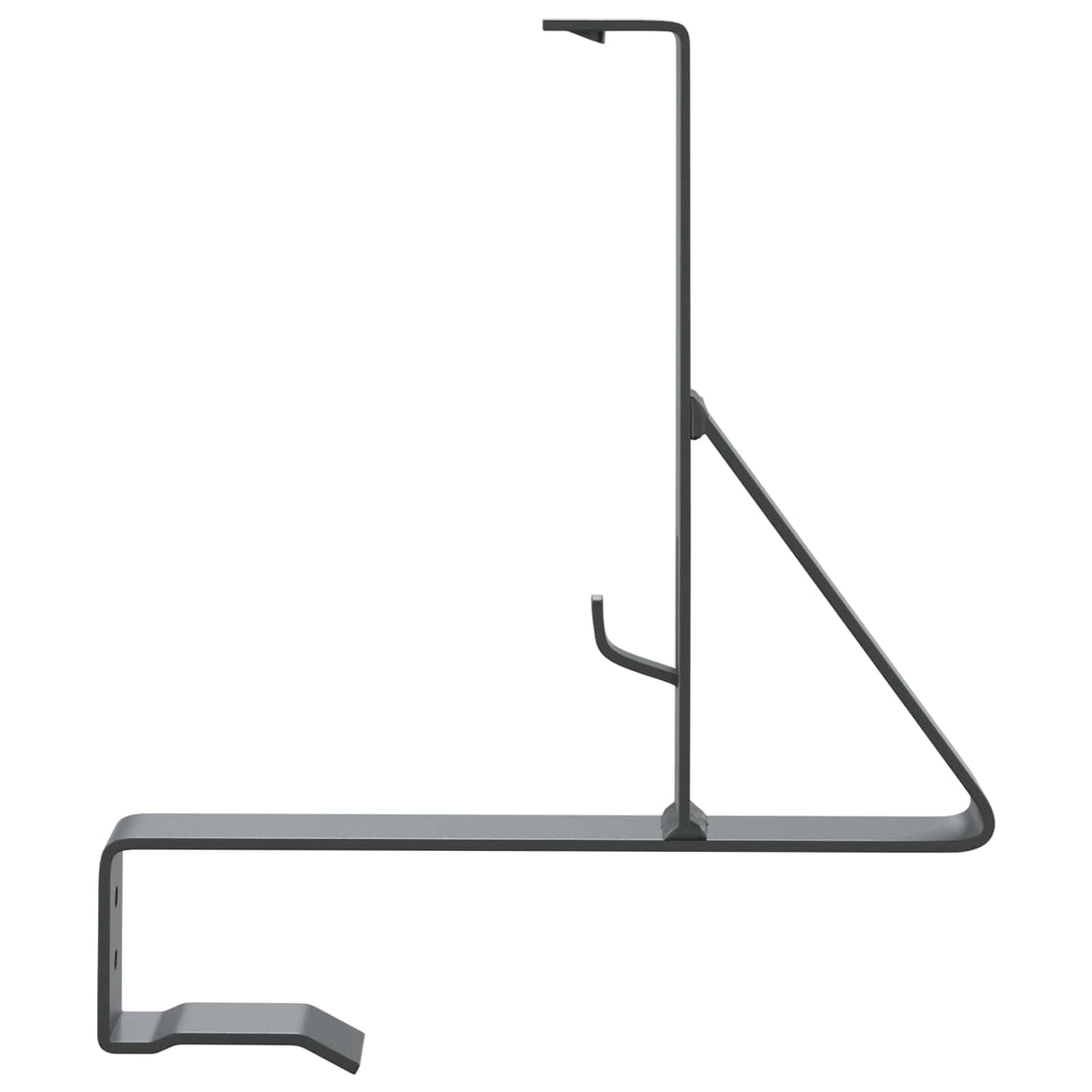vidaXL Sneeuwbeschermingssteun Antraciet 29,5 x 3 x 34,5 cm Staal