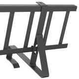 vidaXL Dak sneeuwbeschermer Antraciet 100 x 29,5 x 34,5 cm Staal