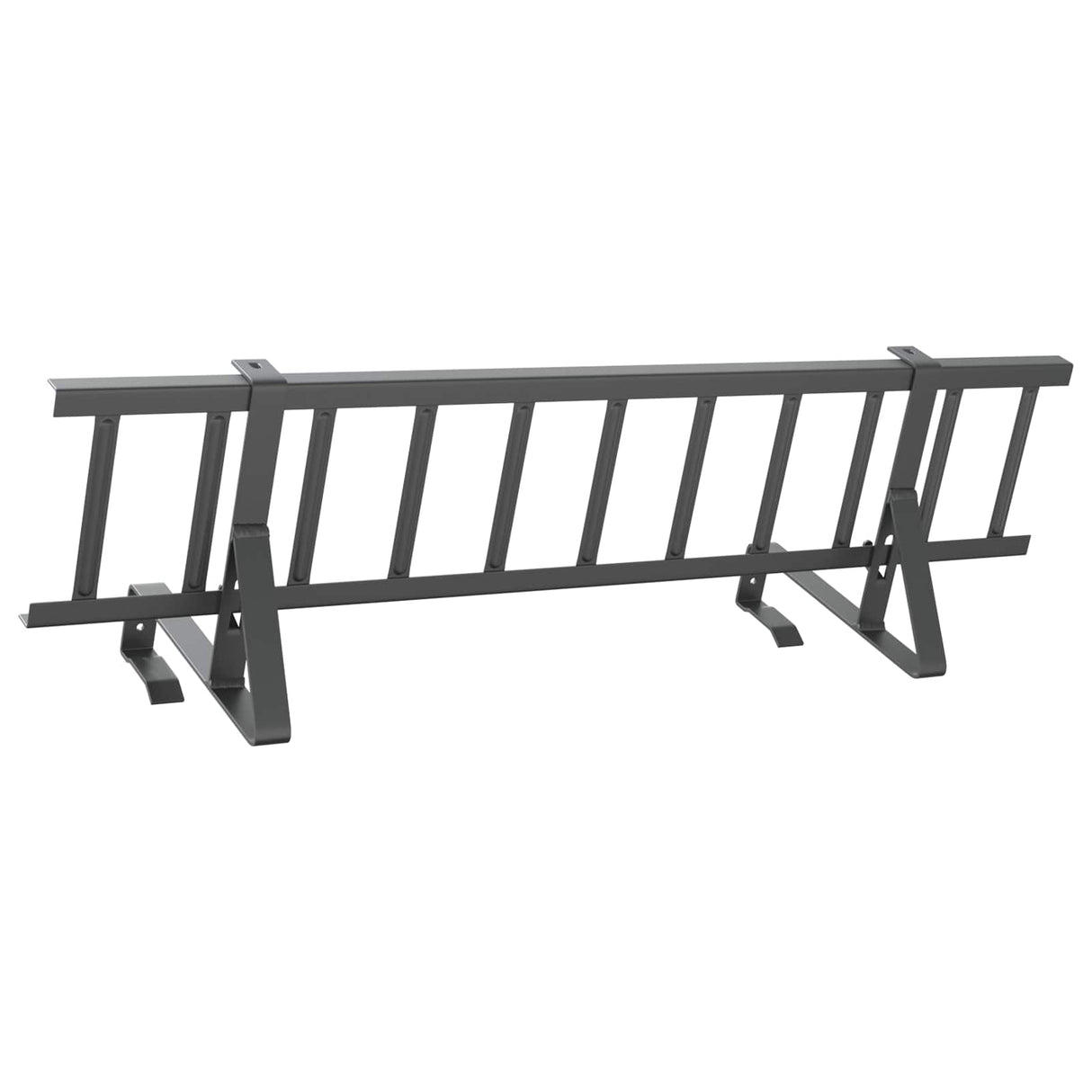 vidaXL Dak sneeuwbeschermer Antraciet 100 x 29,5 x 34,5 cm Staal