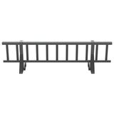 vidaXL Dak sneeuwbeschermer Antraciet 100 x 29,5 x 34,5 cm Staal